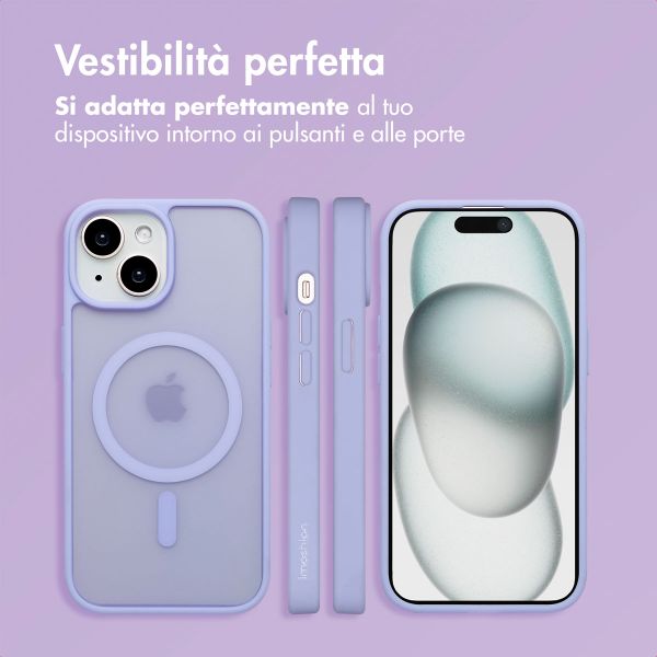 imoshion Cover posteriore Color Guard con MagSafe Apple iPhone 15 - Lilla