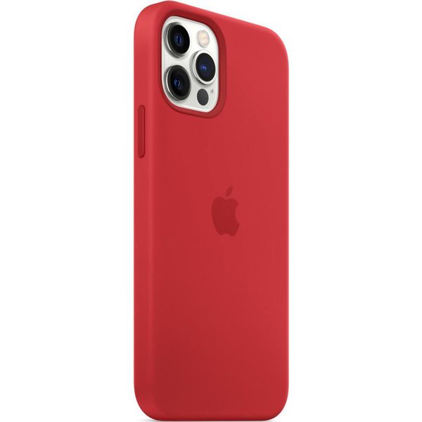 Apple Cover Posteriore in Silicone con MagSafe Apple iPhone 12 (Pro) - Red