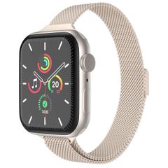imoshion Cinturino sottile Milanese Apple Watch | 38/40/41/42 mm - Starlight