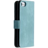 imoshion Cover a libro di Lusso Apple iPhone SE (2022 / 2020) / 8 / 7 / 6(s) - Azzurro