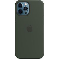 Apple Cover Posteriore in Silicone con MagSafe Apple iPhone 12 Pro Max - Cypress Green