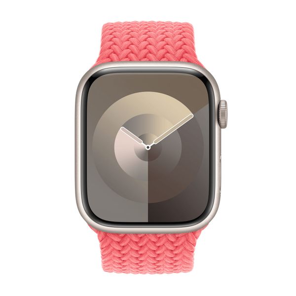 Apple Cinturino Solo intrecciato Apple Watch | 38/40/41/42 mm - Taglia 1 - Guava