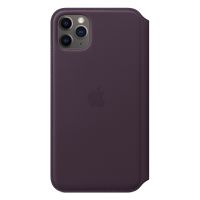 Apple Cover a libro in Pelle con Chiusura Apple iPhone 11 Pro Max - Melanzana