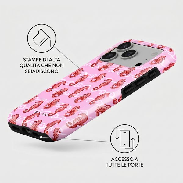 Burga Cover Posteriore Resistente con MagSafe Apple iPhone 17 Pro Max - Coral Reef