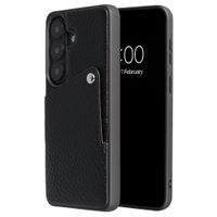 Selencia Cover posteriore Riva con portacarte Samsung Galaxy S26 Plus - Nero
