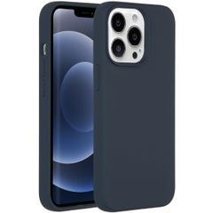 Accezz Cover in silicone liquido con MagSafe Apple iPhone 13 Pro - Blu scuro