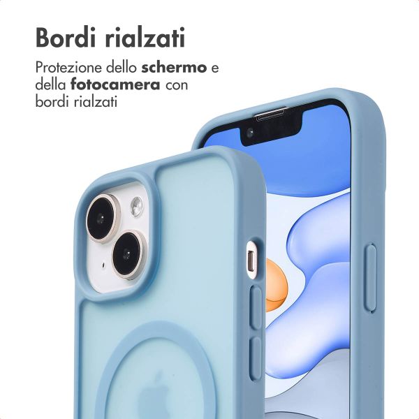 imoshion Cover posteriore Color Guard con MagSafe Apple iPhone 15 - Azzurro