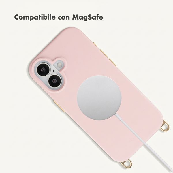 Selencia Cover posteriore Rivièra con MagSafe con ganci rimovibili Apple iPhone 17 - Sorbet Pink