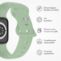 imoshion Cinturino in silicone⁺ Apple Watch | 44/45/46/49 mm - Taglia M/L - Pistachio