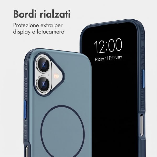 imoshion Cover posteriore Color con Thin MagSafe Ring Apple iPhone 17 - Blu scuro