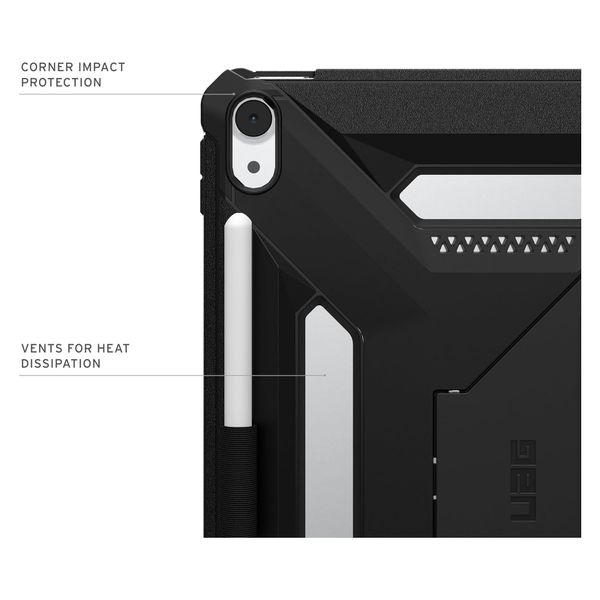 UAG Custodia posteriore Scout Plus con supporto Apple iPad Air 11 pollici (2026) M4 / (2025) M3 / (2024) M2 - Black