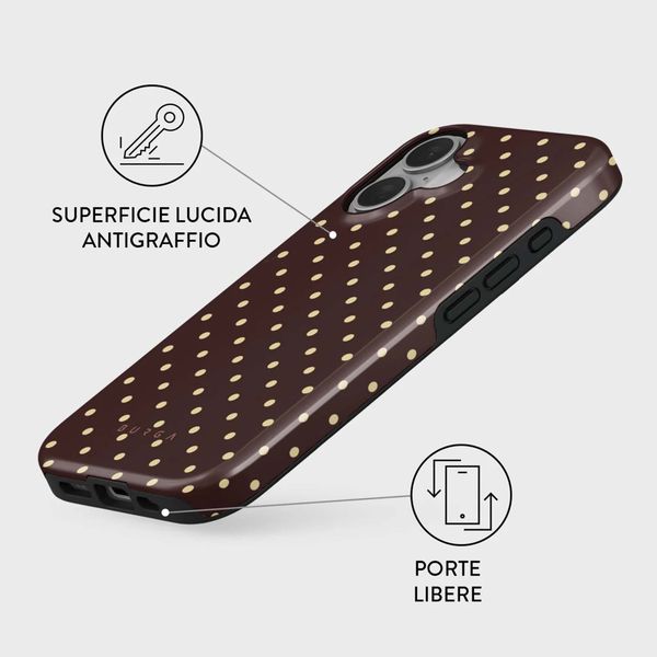 Burga Cover Posteriore Resistente con MagSafe Apple iPhone 16 - Sorry Busy