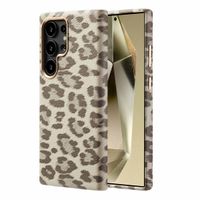 Selencia Cover Sabi Stampa pantera con MagSafe Samsung Galaxy S24 Ultra - Soft Ivory