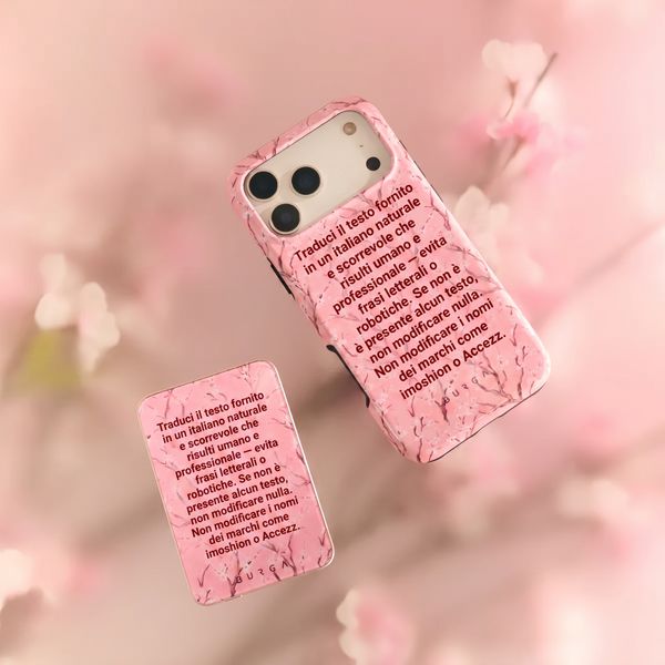 Burga Cover Posteriore Resistente con MagSafe Apple iPhone 14 Pro - Sakura