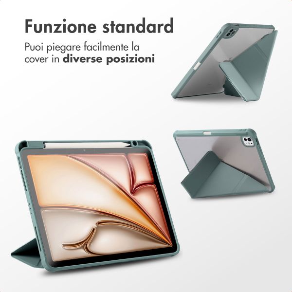 imoshion Cover Origami Apple iPad Pro 13 (2025) M5 / (2024) M4 - Verde scuro
