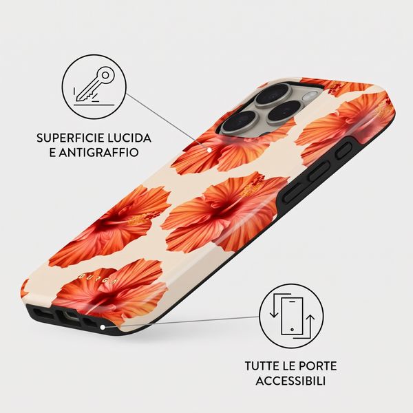 Burga Cover Posteriore Resistente con MagSafe Apple iPhone 16 Pro - Bonita