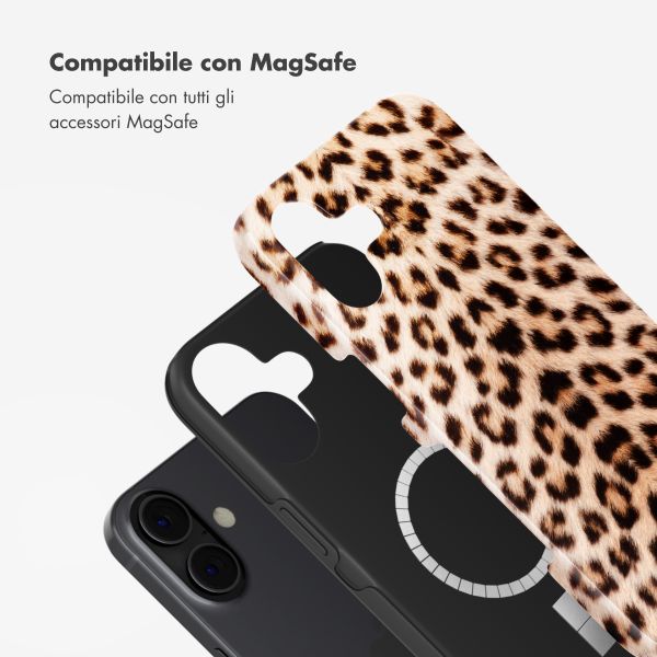 Selencia Cover posteriore Vivid con MagSafe Apple iPhone 16 - Wild Leo