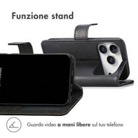 imoshion Cover a libro di Lusso Apple iPhone 18 Pro / 17 Pro - Nero
