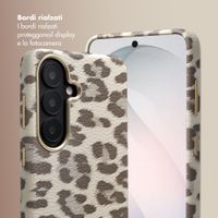 Selencia Cover Sabi Stampa pantera con MagSafe Samsung Galaxy S26 - Soft Ivory