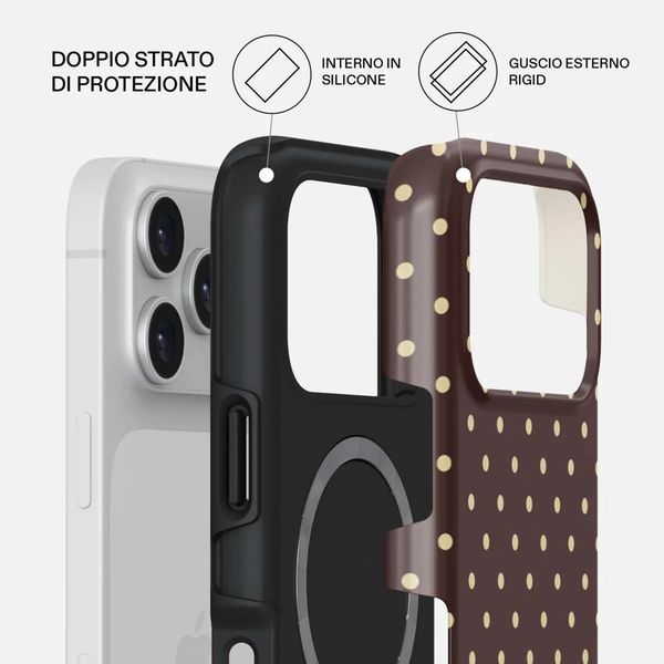Burga Cover Posteriore Resistente con MagSafe Apple iPhone 17 Pro - Sorry Busy