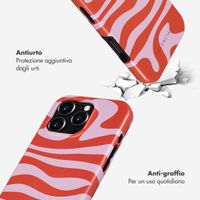 Selencia Cover posteriore Vivid con MagSafe Apple iPhone 16 Pro - Dream Swirl Pink