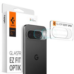 Spigen Optik Pro EZ Fit Lens Protector - Protezione lente fotocamera (confezione da 2) per Google Pixel 10 Pro XL - Crystal Clear