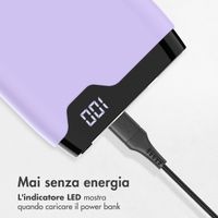imoshion Powerbank - 20.000 mAh - Quick Charge e Power Delivery - Lilla
