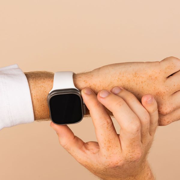 imoshion Cinturino in silicone⁺ Apple Watch | 44/45/46/49 mm - Taglia M/L - Bianco