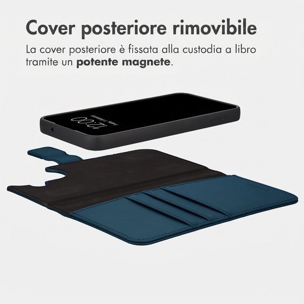 imoshion Cover a libro di lusso 2-in-1 rimovibile Samsung Galaxy A27 (5G) - Blu