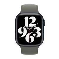 Apple Cinturino Solo Loop Apple Watch | 38/40/41/42 mm - Taglia 4 - Olive
