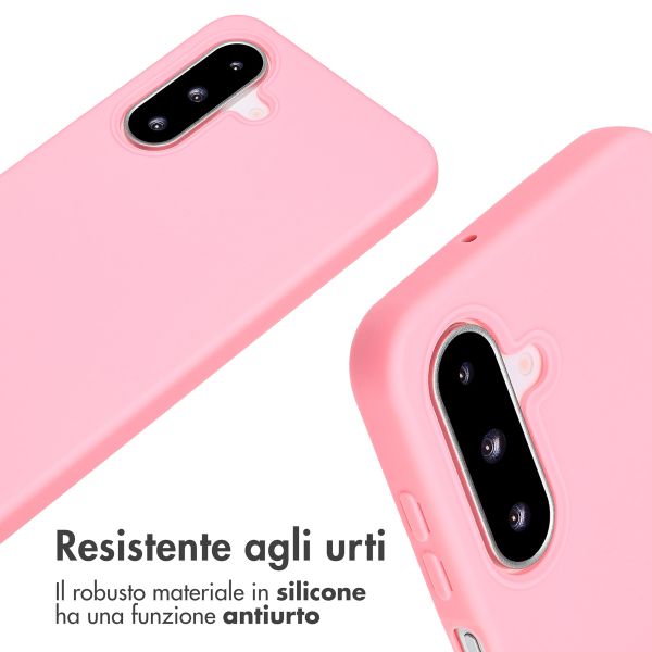 imoshion Cover in Silicone con Cordino Samsung Galaxy A26 - Rosa