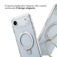Accezz Cover con anello e supporto con MagSafe Apple iPhone Air - Trasparente