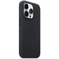 Apple Cover Posteriore in Pelle con MagSafe Apple iPhone 14 Pro - Midnight