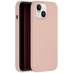 Accezz Cover in silicone liquido con MagSafe Apple iPhone 15 - Rosa