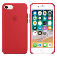 Apple Cover in Silicone Apple iPhone SE (2022 / 2020) / 8 / 7 - Red