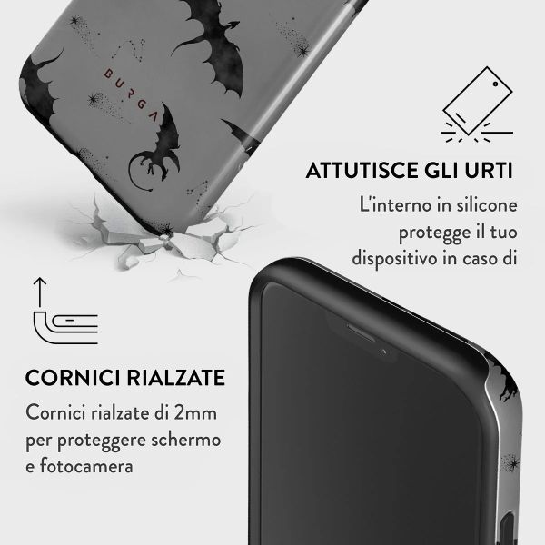 Burga Cover Posteriore Resistente con MagSafe Apple iPhone 12 (Pro) - Draco