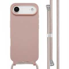 imoshion Cover in Silicone con Cordino Apple iPhone Air - Sand Pink