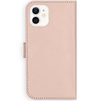 Selencia Cover a libro in vera pelle Apple iPhone 12 Mini - Dusty Pink