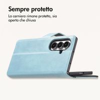 imoshion Cover a libro di Lusso Samsung Galaxy Z Fold 8 Ultra - Azzurro