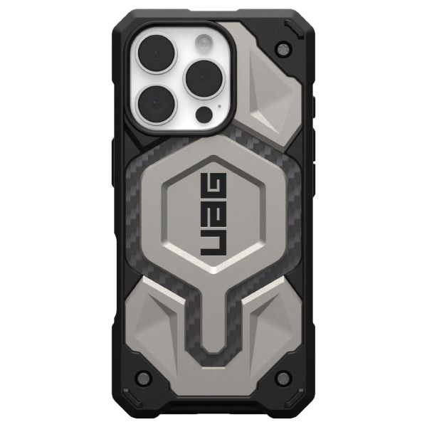 UAG Cover Posteriore Monarch Pro Apple iPhone 16 Pro - Titanium