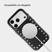 Selencia Cover posteriore Studs con MagSafe Apple iPhone 17 Pro - Velvet Black