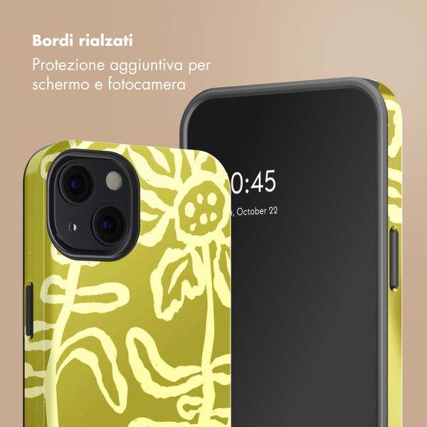 Selencia Cover posteriore Vivid con MagSafe Apple iPhone 13 - Chalky Bloom
