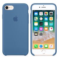 Apple Cover in Silicone Apple iPhone SE (2022 / 2020) / 8 / 7 - Denim Blue