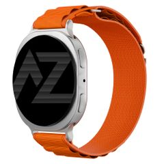 Accezz Cinturino in nylon Alpine Samsung Galaxy Watch 9 (40/44mm) / Watch 8 (40/44mm) / Classic (46mm) - Arancio