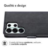 imoshion Cover a libro di Lusso Samsung Galaxy S26 Ultra - Nero