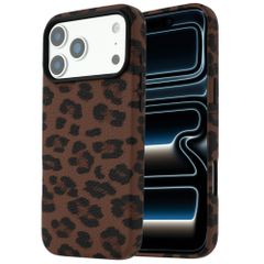 Selencia Cover Sabi Stampa pantera con MagSafe Apple iPhone 17 Pro Max - Mocha Brown
