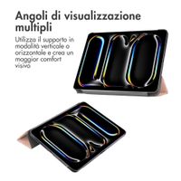 imoshion Cover a libro Trifold Apple iPad Pro 13 (2025) M5 / (2024) M4 - Oro rosa