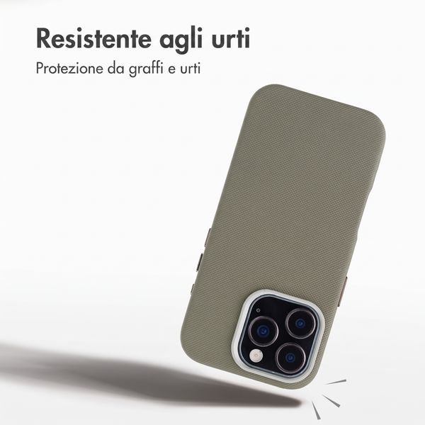 Accezz Cover Mesh con MagSafe Apple iPhone 16 Pro - Grigio scuro