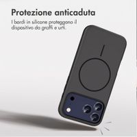imoshion Cover posteriore Color con Thin MagSafe Ring Apple iPhone 17 Pro - Nero