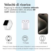 Accezz Caricatore wireless pieghevole 3-in-1 MagSafe - 20W - Nero